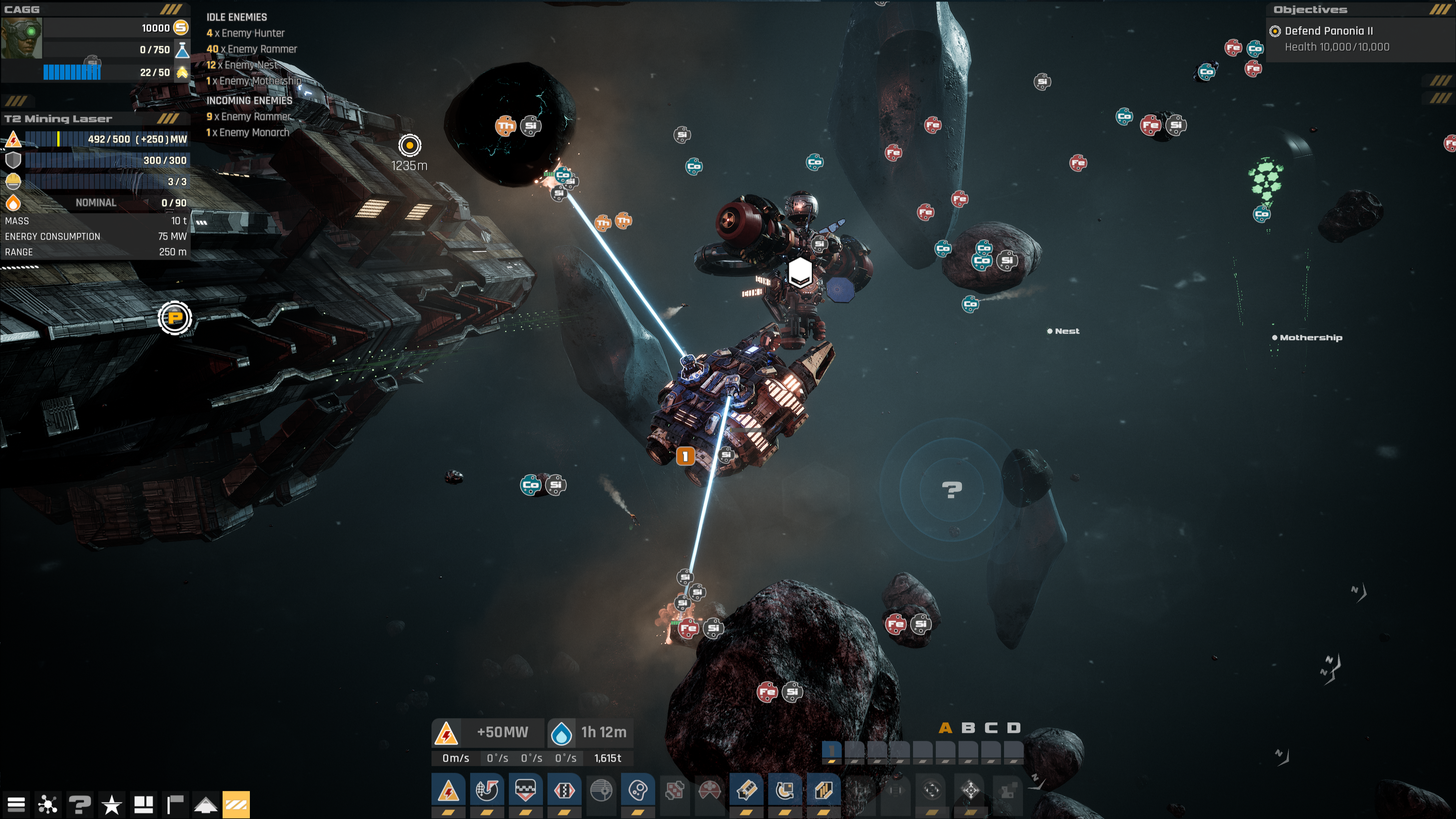 Survival mode with a complex station